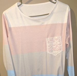 Color Block Tunic Woman size XL so cute!